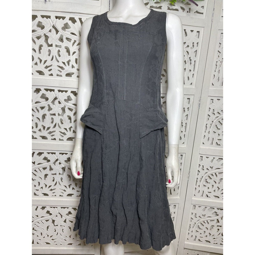Botticelli Women’s Gray Sleeveless Constructed Dress